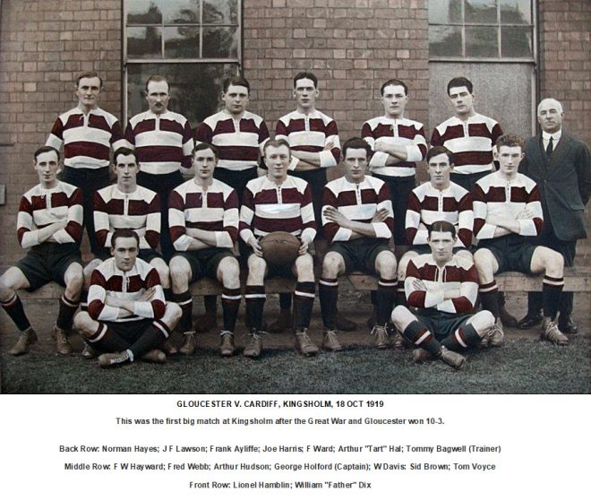 1919 1939 Honours Boards Rugby Honours Gloucester Rugby Heritage