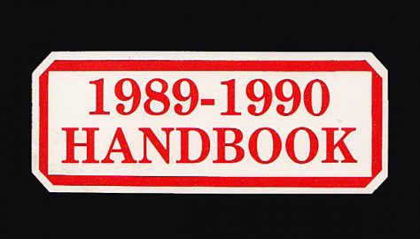 Team Handbook, 1989-90