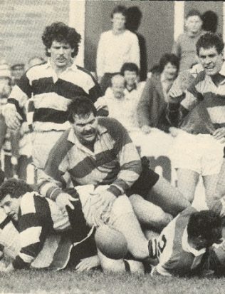 Gloucester v Coventry semi-final 1982: Steve Boyle to the fore | 1982 Cup Final Programme